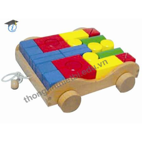 Bộ xếp hình trên xe 